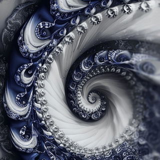 Mushroomblade style, Midjourney V6.1: creative pattern composition