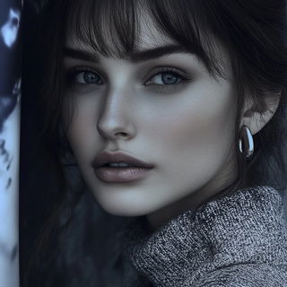 Mushroomblade style, Midjourney V6.1: photographic portrait of female protagonist