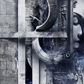 Mushroomblade style, Midjourney V6.1: typographic composition with large letters