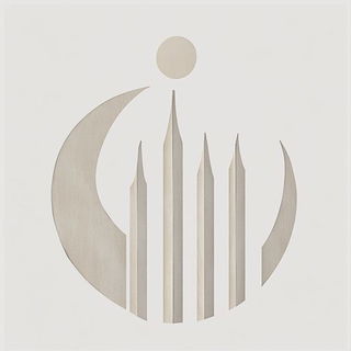 Aegis Maskwork style, Midjourney V6.1: bold minimalist logo design for Istanbul city municipal services