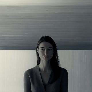 Comicturbulence style, Midjourney V6.1: photographic portrait of female protagonist