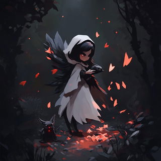Cineumbra style, Midjourney V6.1: retro fairy-tale illustration