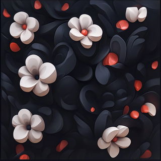 Cineumbra style, Midjourney V6.1: creative pattern composition