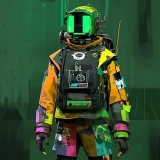 Coraloclastics style, Midjourney V6.1: concept art character design of retropunk steam knight