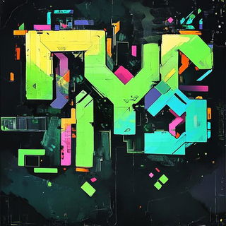 Coraloclastics style, Midjourney V6.1: typographic composition with large letters