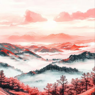 Canyon Cartilage style, Midjourney V6.1: realistic landscape photograph of quiet dawn