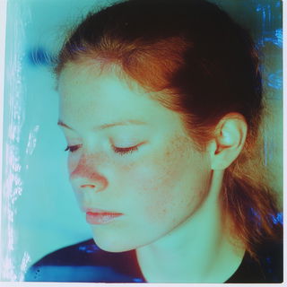 Neonherald style, Midjourney V6.1: photographic portrait of female protagonist