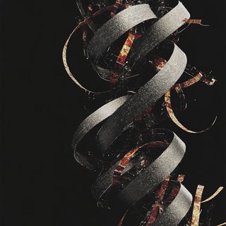 Opera Calcarea style, Midjourney V6.1: abstract 3D render