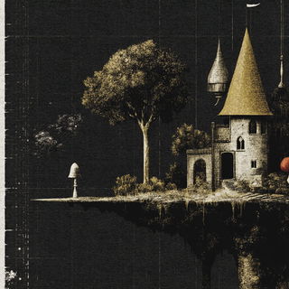 Opera Calcarea style, Midjourney V6.1: retro fairy-tale illustration
