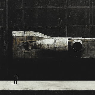 Opera Calcarea style, Midjourney V6.1: cinematic shot from sci-fi movie