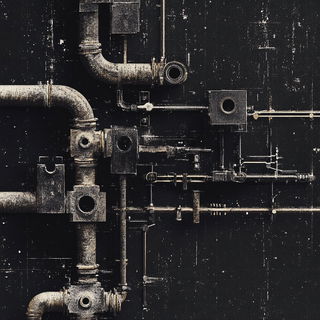 Opera Calcarea style, Midjourney V6.1: technical infrastructure blueprint schematics