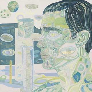Glyphwild style, Midjourney V6.1: editorial illustration for popular scientific magazine cover