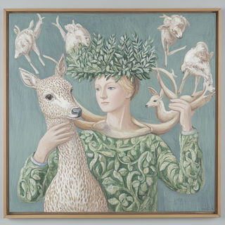 Glyphwild style, Midjourney V6.1: classical 18th-century oil painting