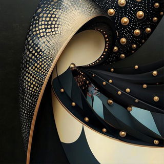 Scratchlight style, Midjourney V6.1: abstract 3D render