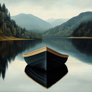 Scratchlight style, Midjourney V6.1: realistic landscape photograph of quiet dawn