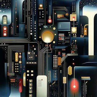 Scratchlight style, Midjourney V6.1: technical infrastructure blueprint schematics