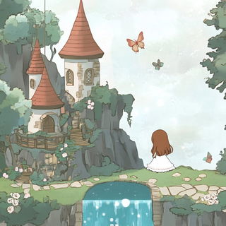 Ruinocel style, Midjourney V6.1: retro fairy-tale illustration