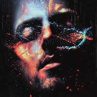 Collar of Melted Hours style, Midjourney V6.1: editorial illustration for popular scientific magazine cover