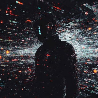 Collar of Melted Hours style, Midjourney V6.1: cinematic shot from sci-fi movie