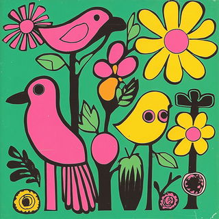 Fabrifolia style, Midjourney V6.1: traditional folk art