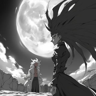 Ceramanga style, Midjourney V6.1: black-and-white manga comic strip