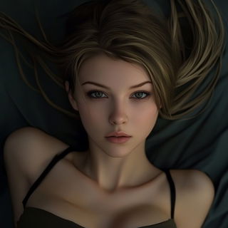 Ceramanga style, Midjourney V6.1: photographic portrait of female protagonist