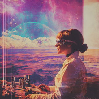 Lumenclay style, Midjourney V6.1: editorial illustration for popular scientific magazine cover