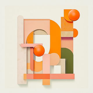 Illuminated Grove style, Midjourney V6.1: typographic composition with large letters