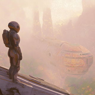 Inkcurrent Aerography style, Midjourney V6.1: cinematic shot from sci-fi movie
