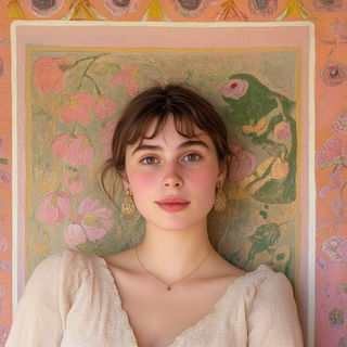 Inkcurrent Aerography style, Midjourney V6.1: photographic portrait of female protagonist
