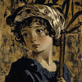 Solargloam style, Midjourney V6.1: classical 18th-century oil painting