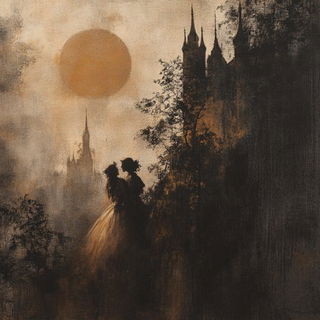 Sunfall Modelworks style, Midjourney V6.1: retro fairy-tale illustration