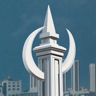 Chromasamba style, Midjourney V6.1: bold minimalist logo design for Istanbul city municipal services