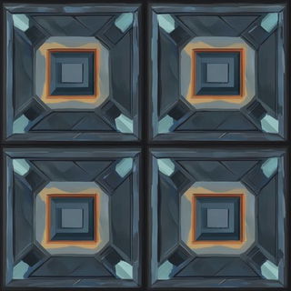 Chromasamba style, Midjourney V6.1: creative pattern composition