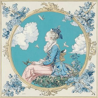 Dovetail Storylands style, Midjourney V6.1: classical 18th-century oil painting