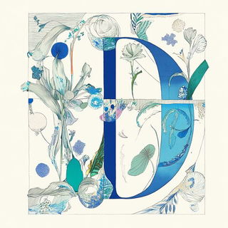 Dovetail Storylands style, Midjourney V6.1: typographic composition with large letters