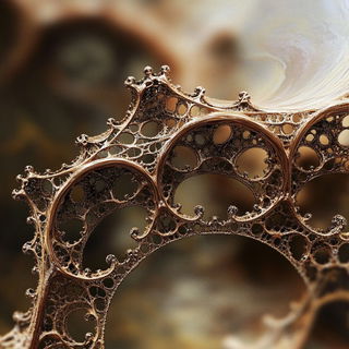 Crosstitch Noir style, Midjourney V6.1: abstract 3D render