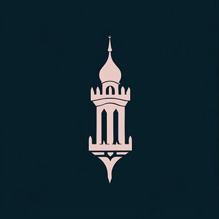 Blackwater Vitraelia style, Midjourney V6.1: bold minimalist logo design for Istanbul city municipal services