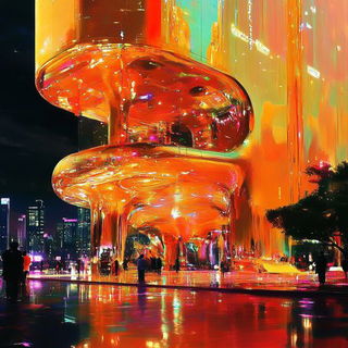 Portal Realism style, Midjourney V6.1: megacity with futuristic bioarchitecture