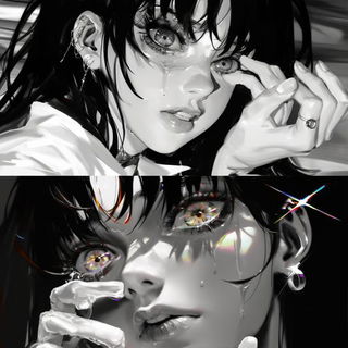 Portal Realism style, Midjourney V6.1: black-and-white manga comic strip