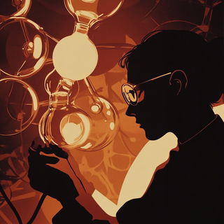 Galeprint style, Midjourney V6.1: editorial illustration for popular scientific magazine cover