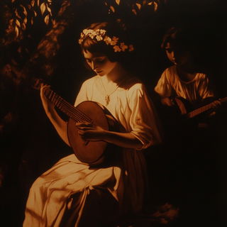 Galeprint style, Midjourney V6.1: classical 18th-century oil painting