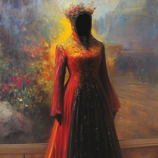 Botanical Flashgarden style, Midjourney V6.1: haute-couture fashion outfit