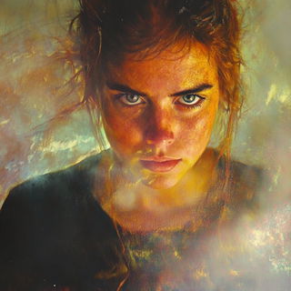 Botanical Flashgarden style, Midjourney V6.1: photographic portrait of female protagonist