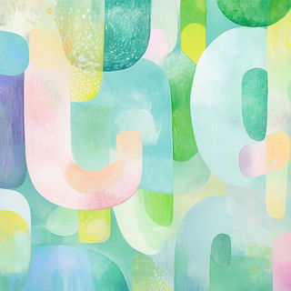 Kaleidomarmoreal style, Midjourney V6.1: typographic composition with large letters