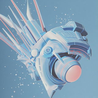Dragonfly Machinism style, Midjourney V6.1: abstract 3D render