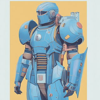 Dragonfly Machinism style, Midjourney V6.1: concept art character design of retropunk steam knight