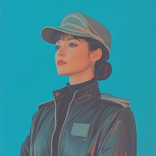 Dragonfly Machinism style, Midjourney V6.1: photographic portrait of female protagonist