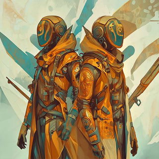 Calcite Maw style, Midjourney V6.1: concept art character design of retropunk steam knight