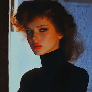 Sapphire Scaleweave style, Midjourney V6.1: photographic portrait of female protagonist